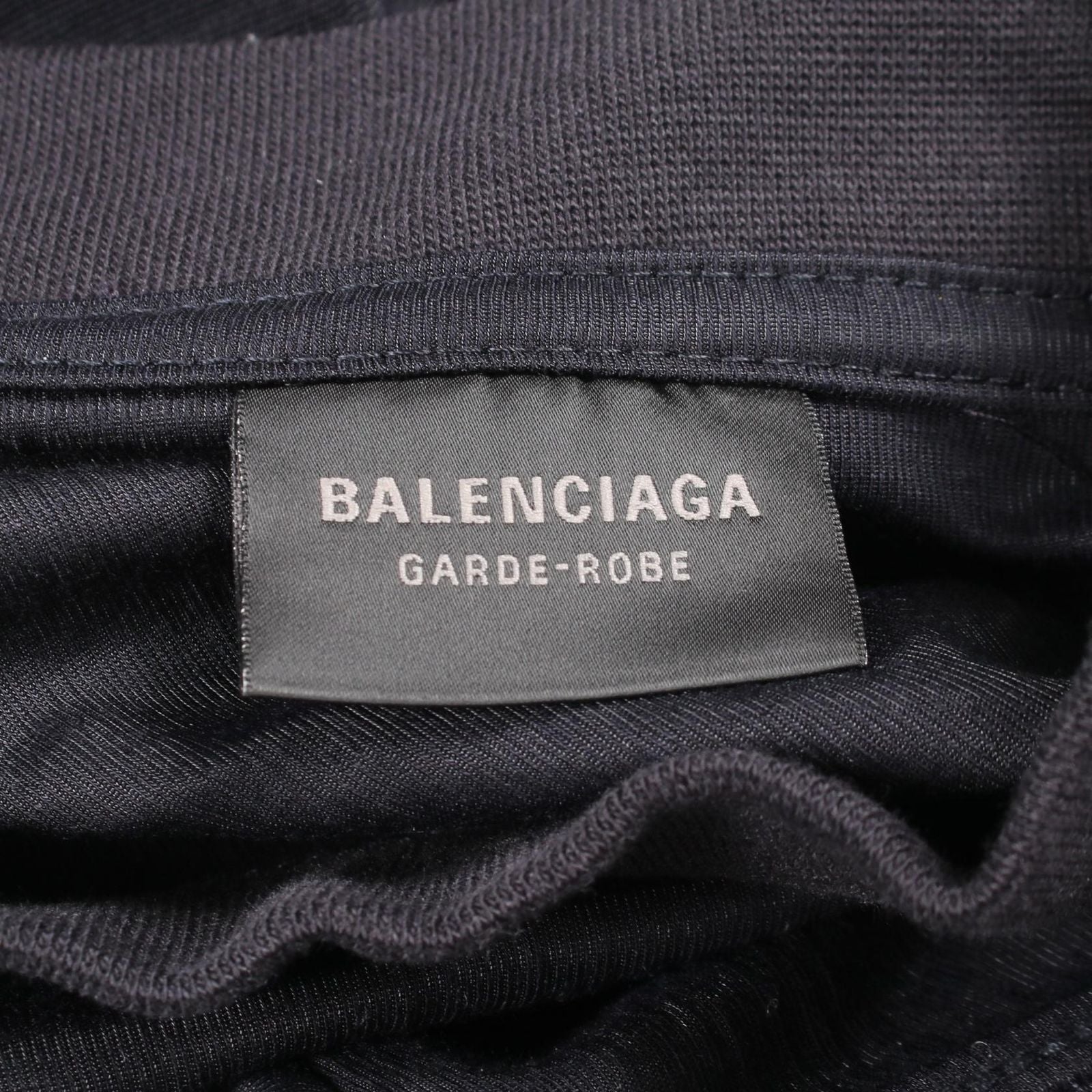 Balenciaga Dress Mock Neck T-Shirt Dark Navy — view 3