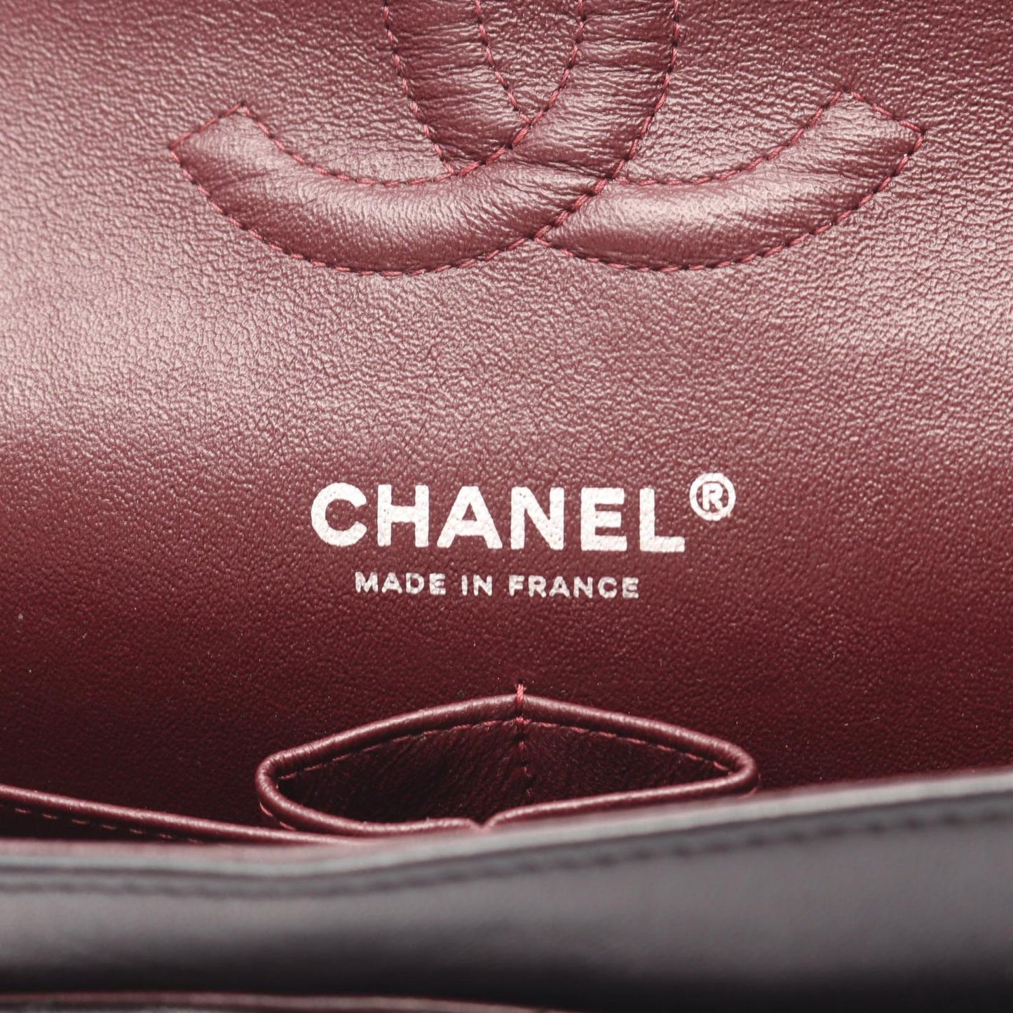 Chanel Shoulder Bag Quilted Double Flap Black Lambskin Chain — view 4