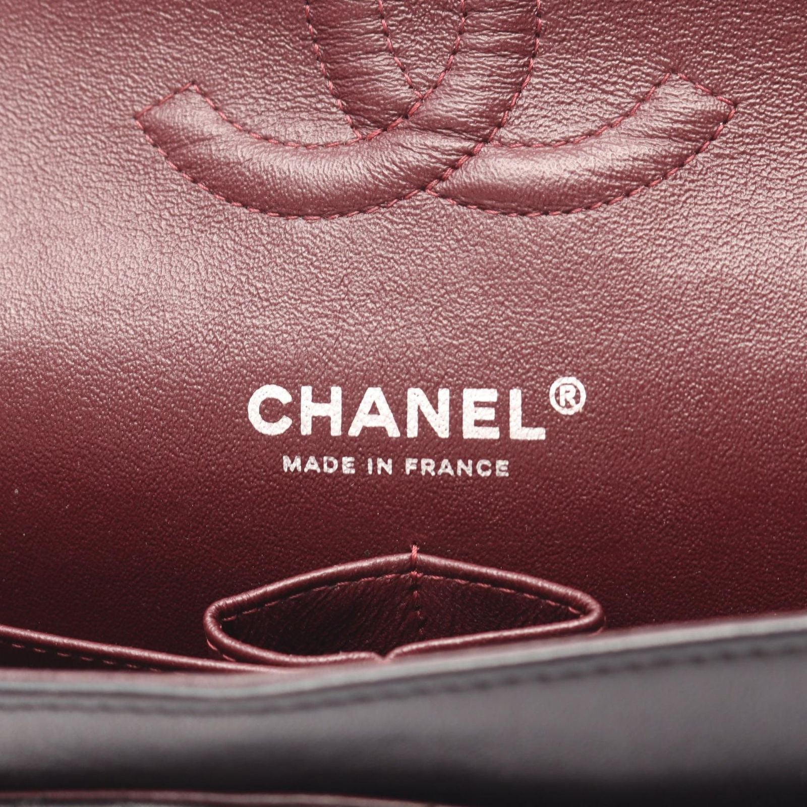 Chanel Shoulder Bag Quilted Double Flap Black Lambskin Chain — view 4