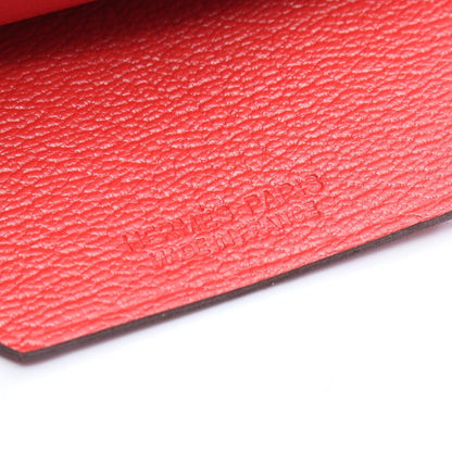 Hermes Charm Clochette Rouge Tomato Leather Keychain — view 3