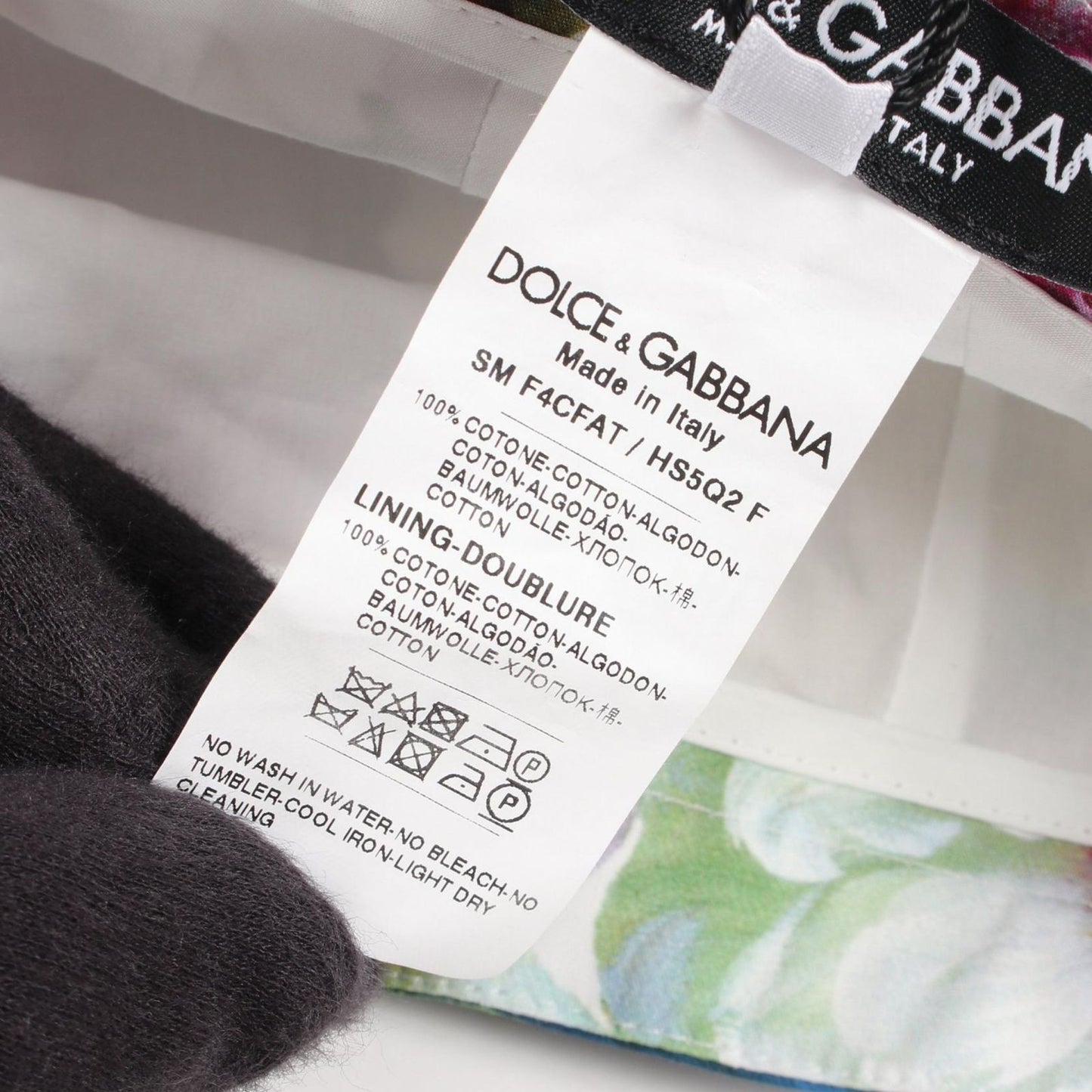 Dolce & Gabbana Skirt Floral Print No 40 Cotton — view 4