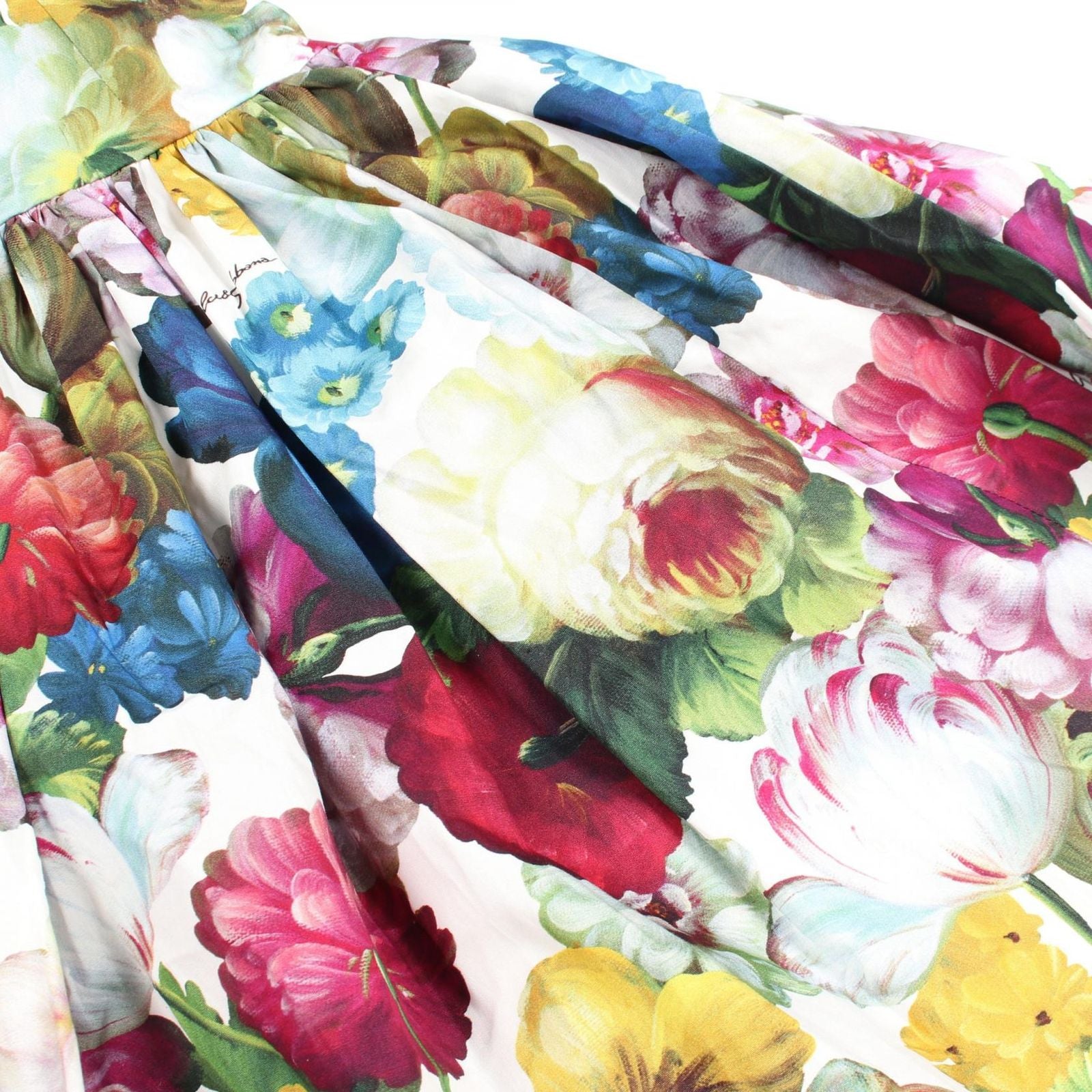 Dolce & Gabbana Skirt Floral Print No 40 Cotton — view 6