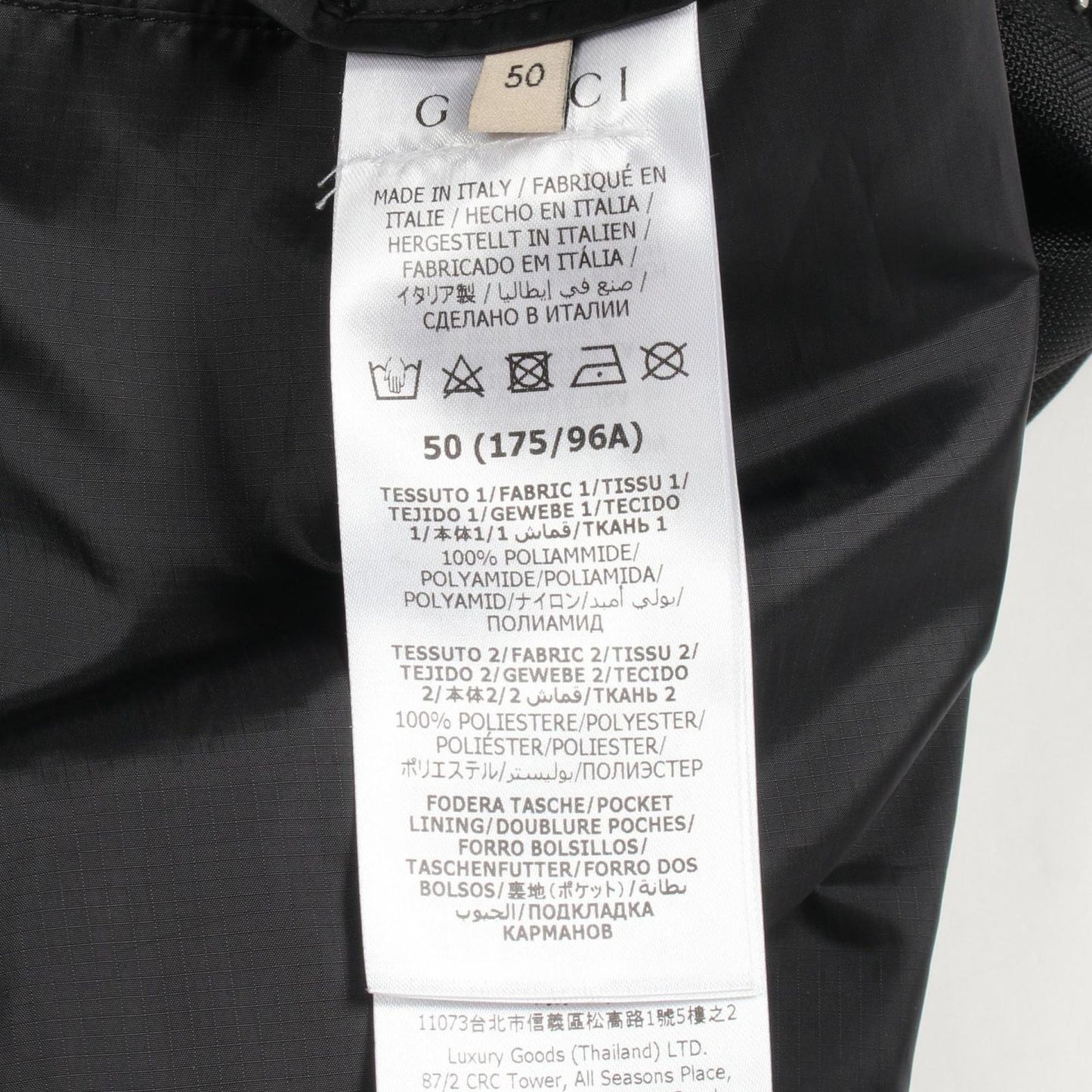 Gucci Metamorfosi Back Logo Black Nylon Jacket — view 6
