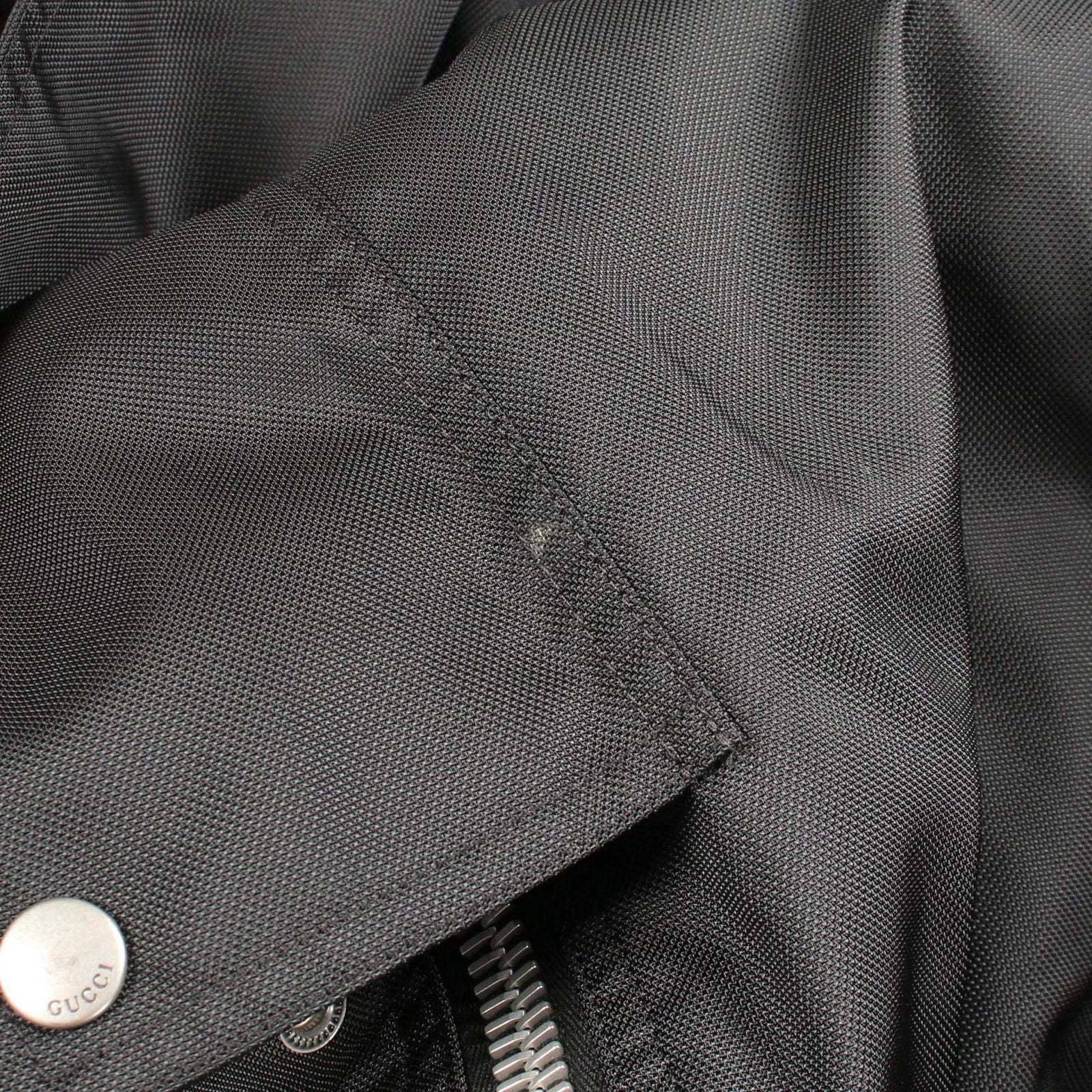Gucci Metamorfosi Back Logo Black Nylon Jacket — view 8