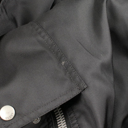 Gucci Metamorfosi Back Logo Black Nylon Jacket — view 8