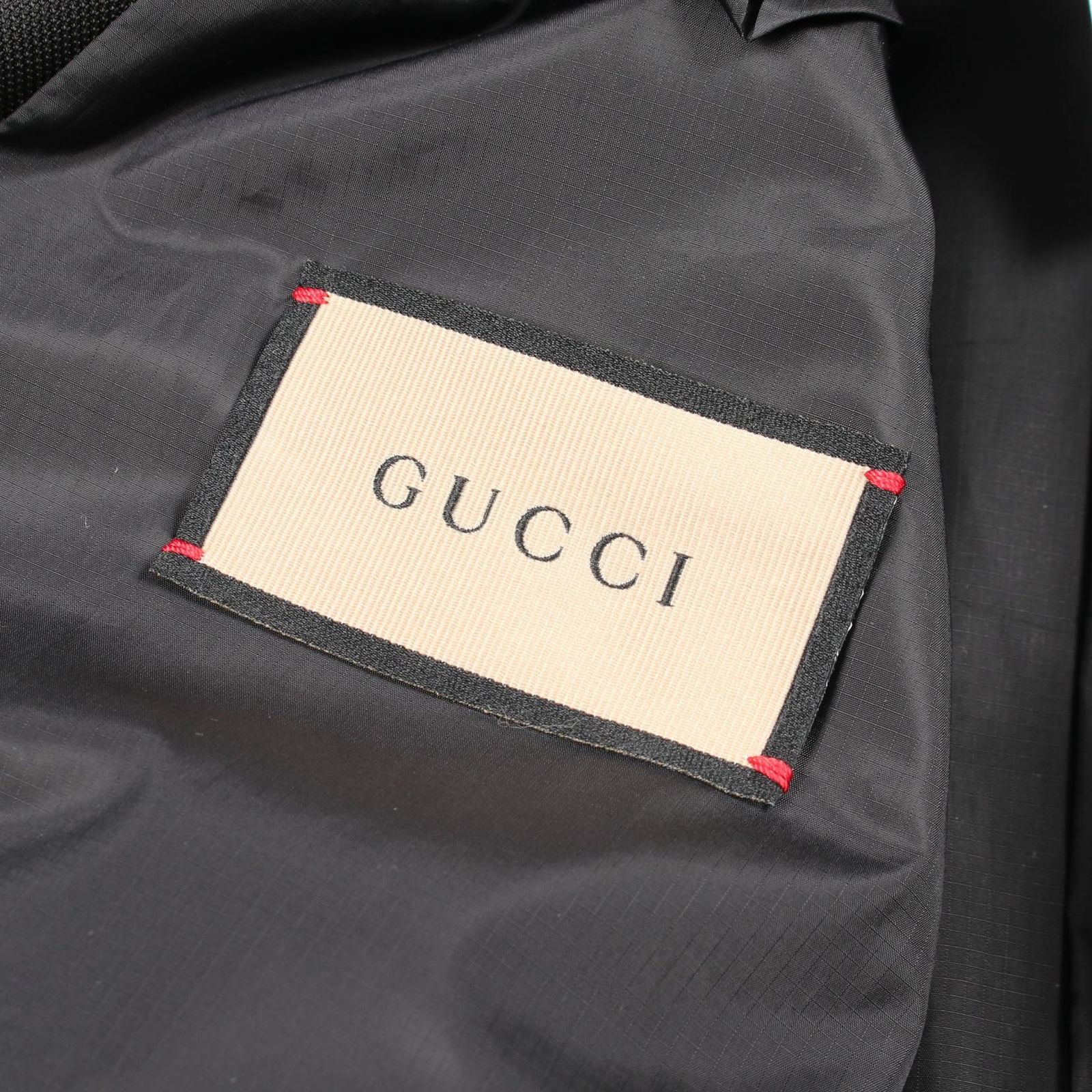 Gucci Metamorfosi Back Logo Black Nylon Jacket — view 3