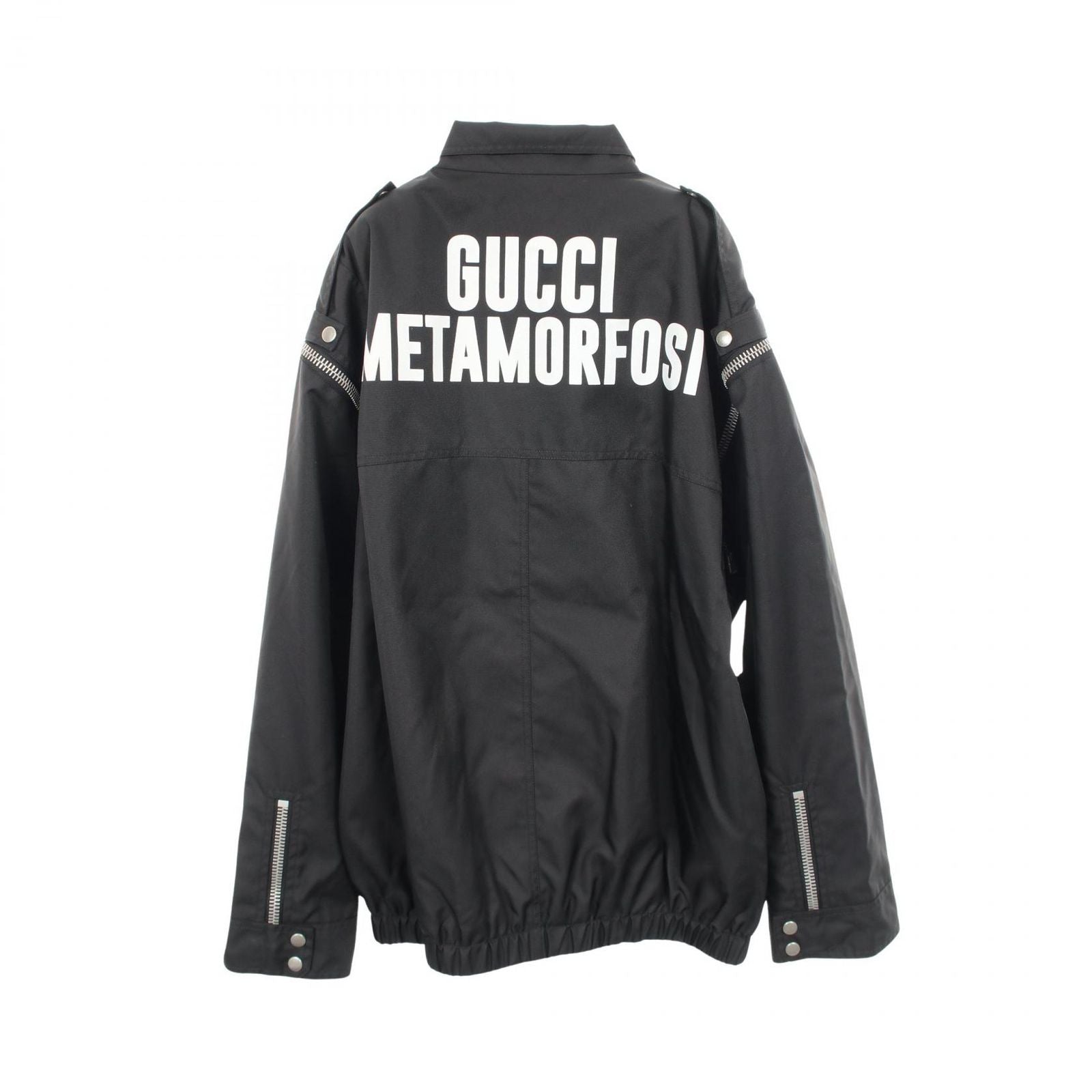 Gucci Metamorfosi Back Logo Black Nylon Jacket — view 2