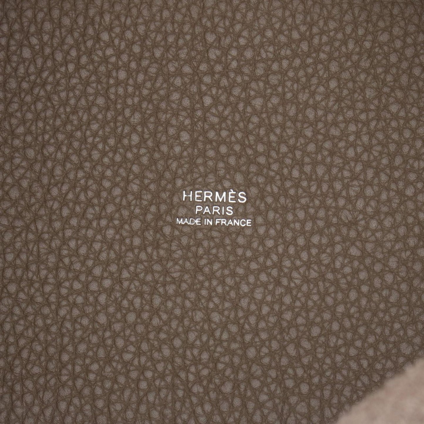 Hermes Handbag Picotin Lock PM Etoupe Leather — view 4