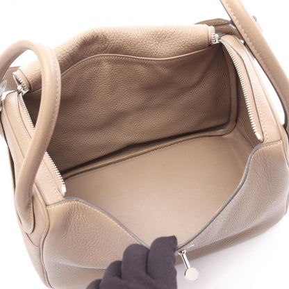 Hermes Shoulder Bag Lindy 30 Tourtier Legre Others Gray — view 3