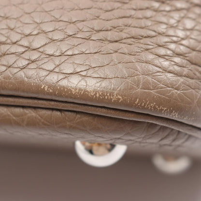 Hermes Handbag Tall 31 2-Way Etoupe Leather — view 6