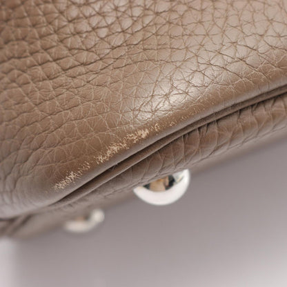 Hermes Handbag Tall 31 2-Way Etoupe Leather — view 7
