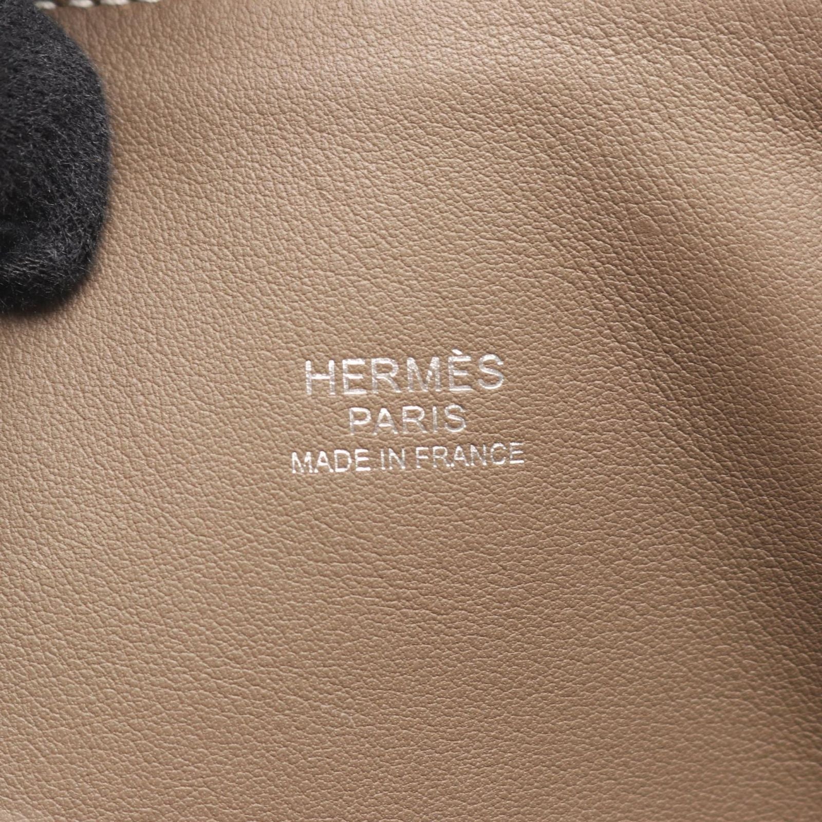 Hermes Handbag Tall 31 2-Way Etoupe Leather — view 5