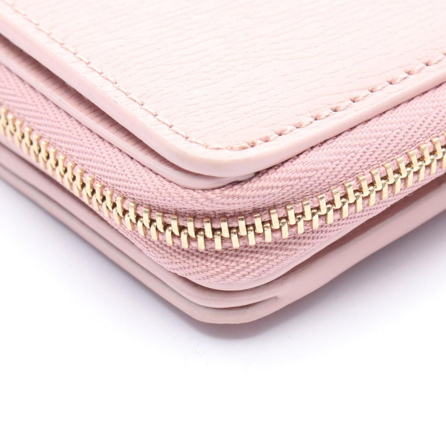 Gucci Bifold Wallet Script Mini Light Pink Leather — view 7