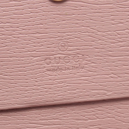 Gucci Bifold Wallet Script Mini Light Pink Leather — view 5