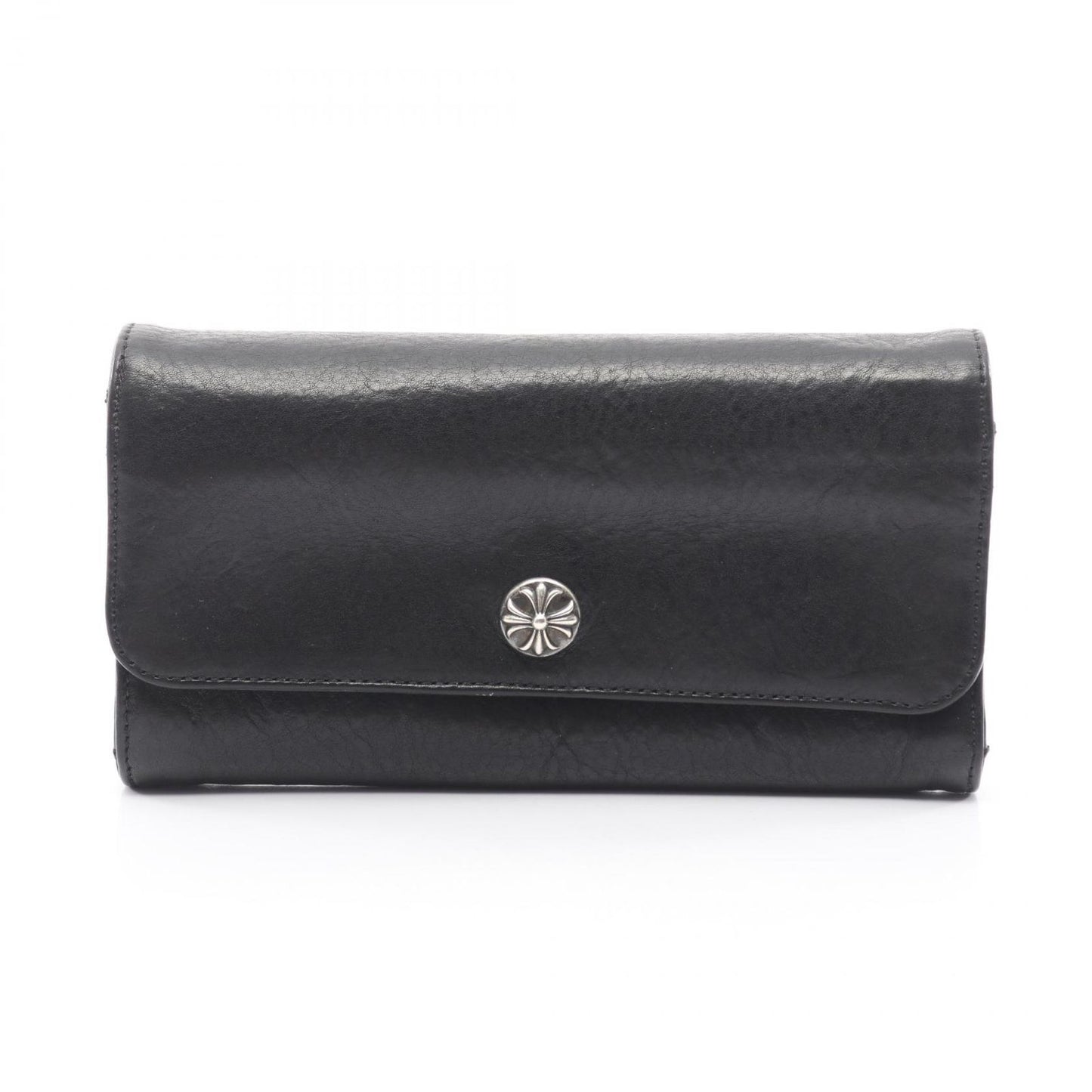 Chrome Hearts Bifold Wallet Judy Cross Button Leather