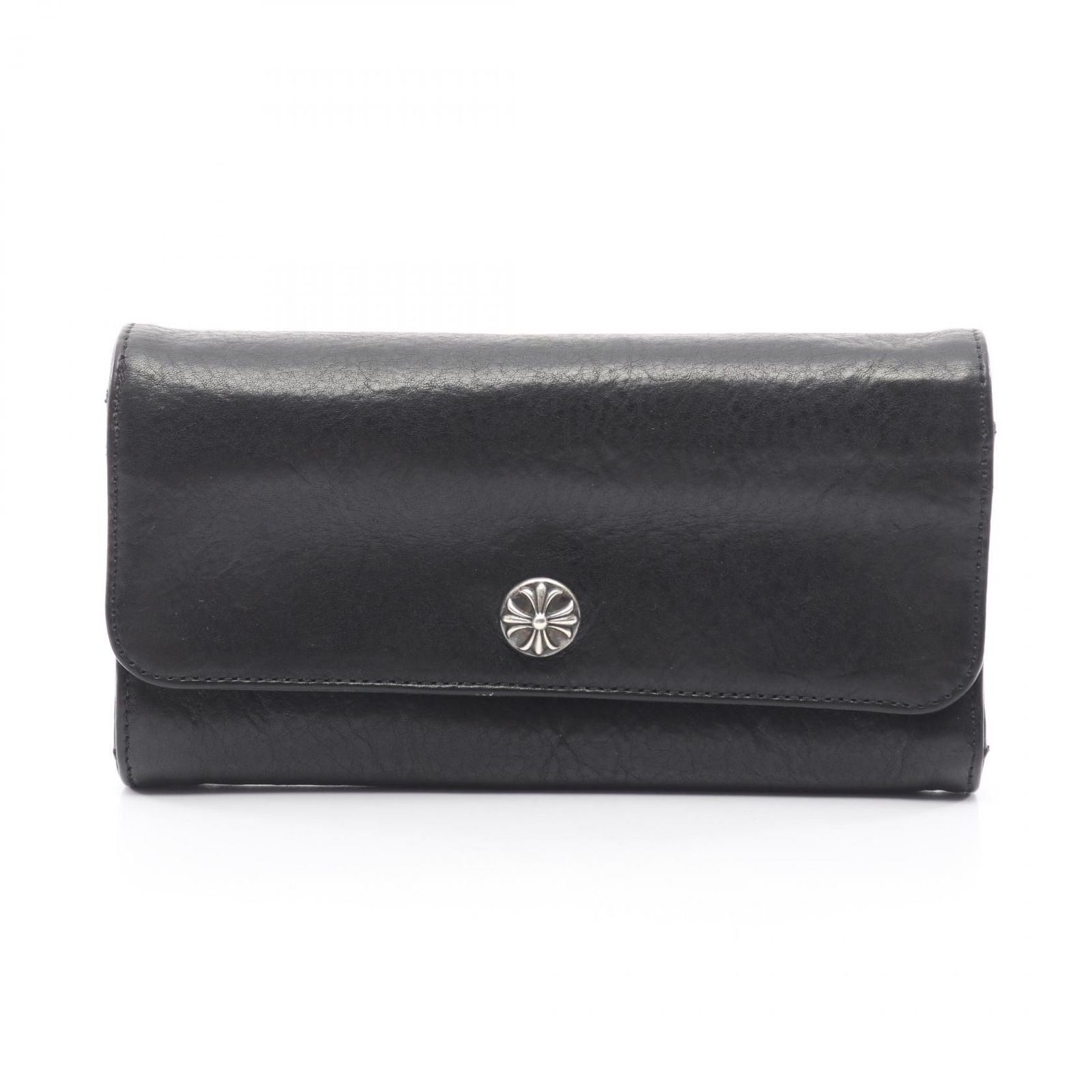 Chrome Hearts Bifold Wallet Judy Cross Button Leather