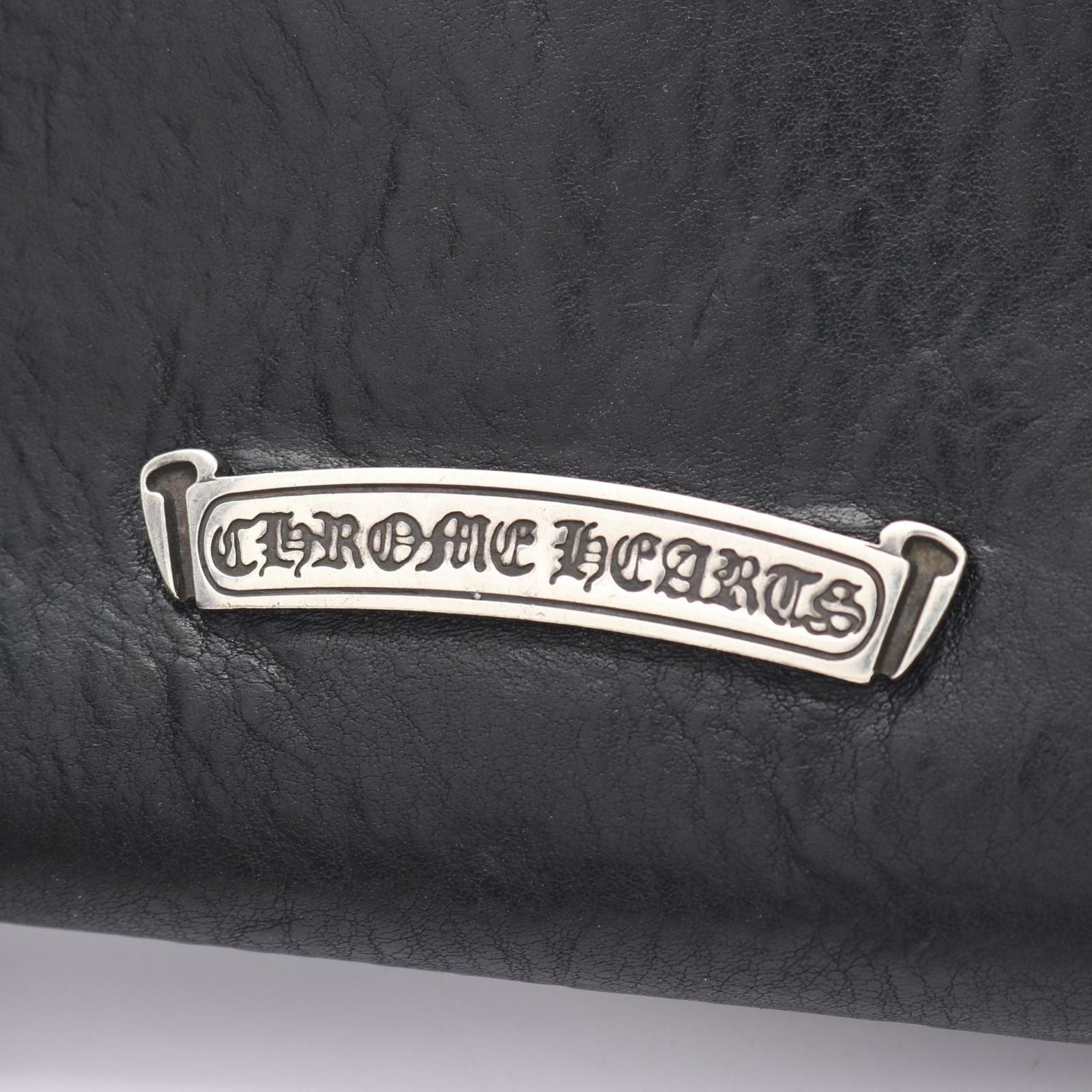 Chrome Hearts Bifold Wallet Judy Cross Button Leather — view 5
