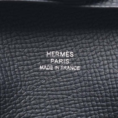 Hermes Coin Case Bastia Black Leather — view 4