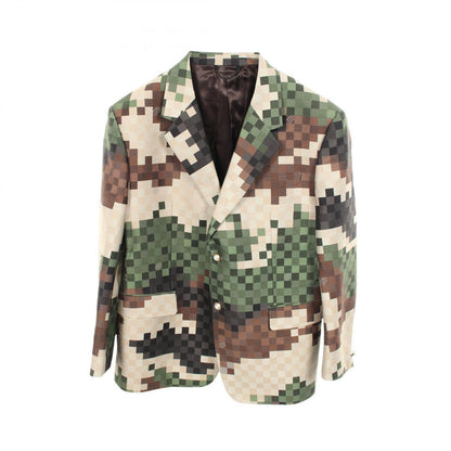 Louis Vuitton Tailored Jacket Damoflage Beige