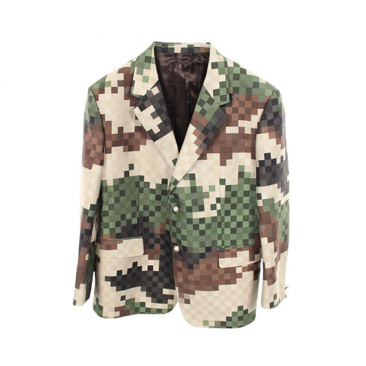 Louis Vuitton Tailored Jacket Damoflage Beige