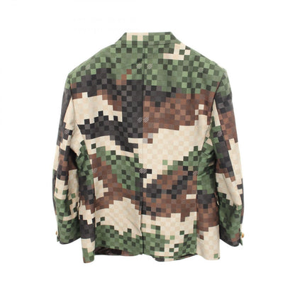 Louis Vuitton Tailored Jacket Damoflage Beige — view 2
