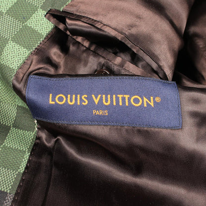 Louis Vuitton Tailored Jacket Damoflage Beige — view 3