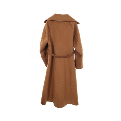 Louis Vuitton Monogram Gold Wool Leather Coat — view 2