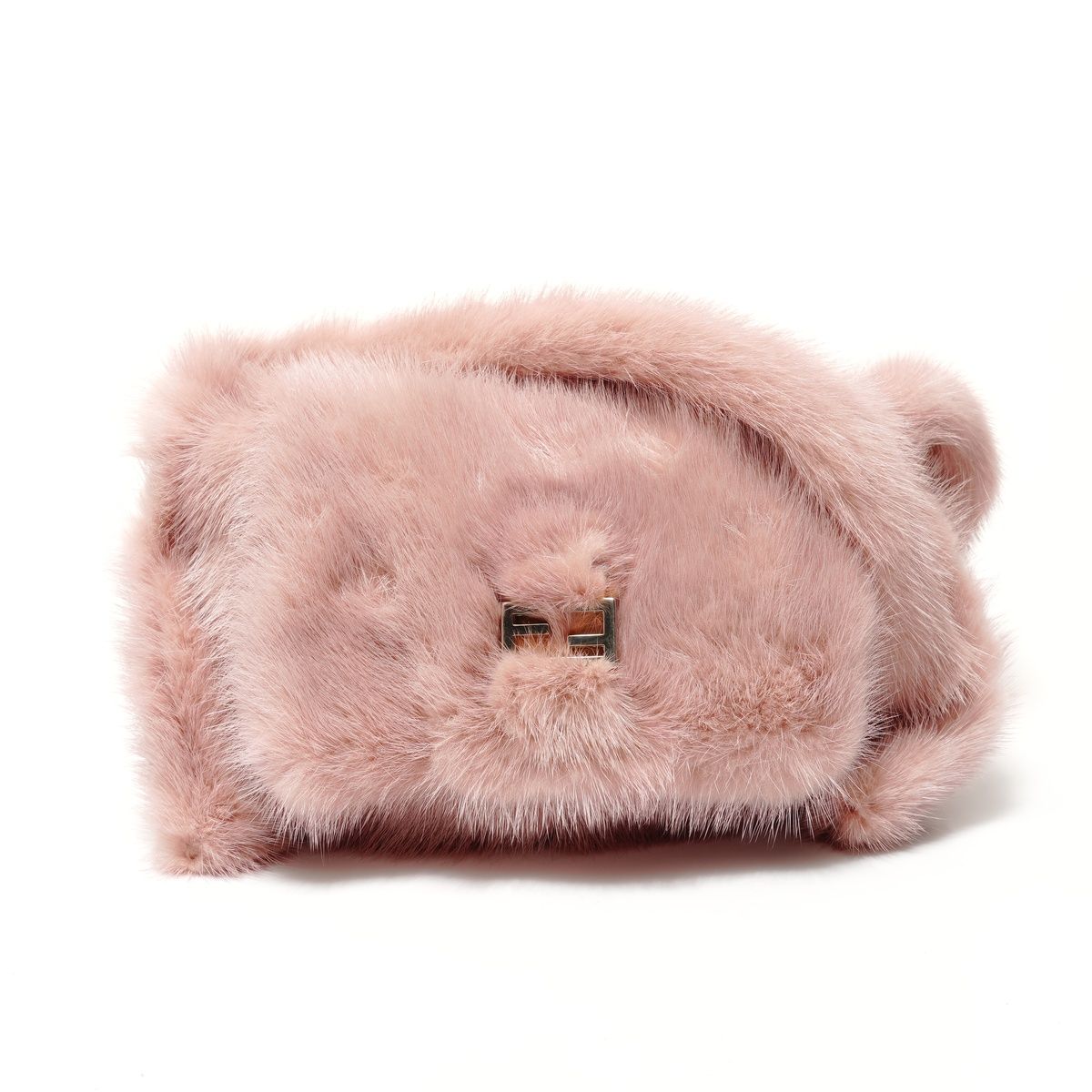 Fendi Shoulder Bag Rabbit Fur