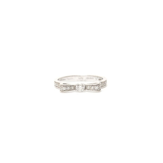 Chanel Ring Ribbon Silver