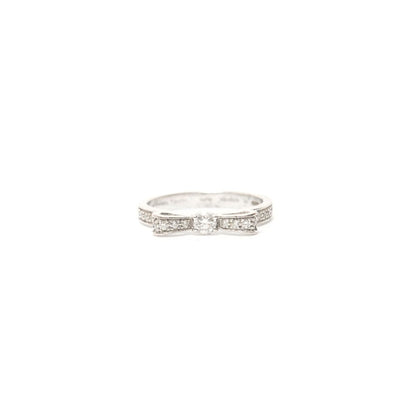 Chanel Ring Ribbon Silver