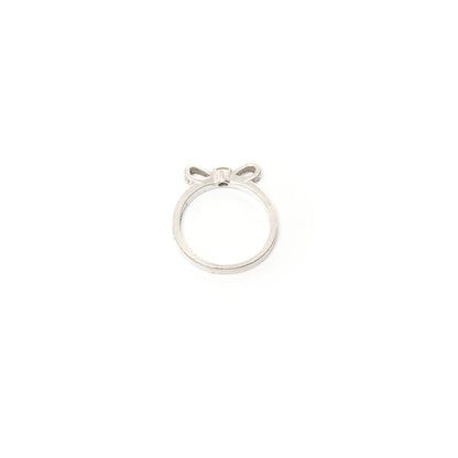 Chanel Ring Ribbon Silver
