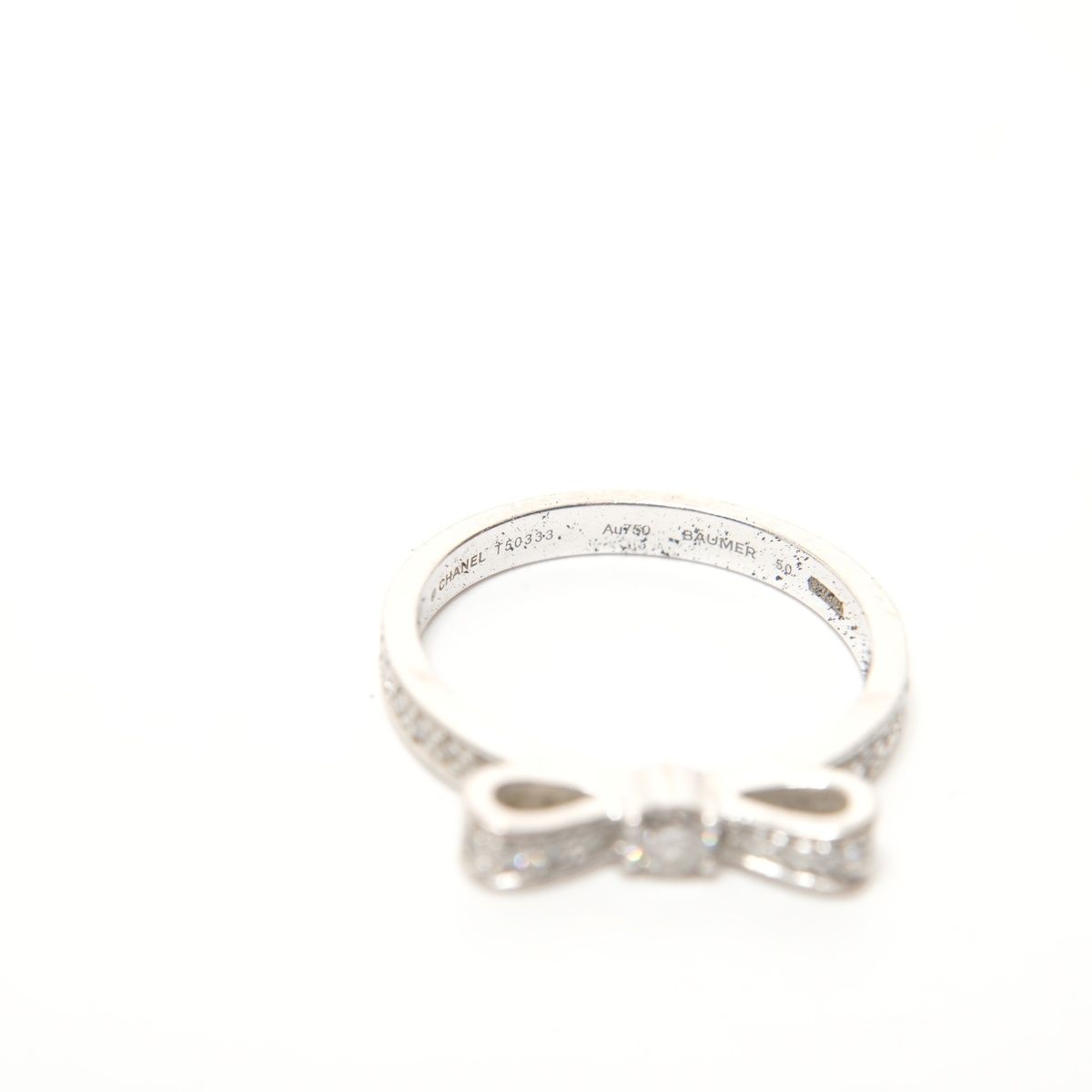 Chanel Ring Ribbon Silver — view 6