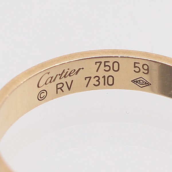 Cartier Mini Love Ring Gold 18k 59 Ako Mst Abc — view 3