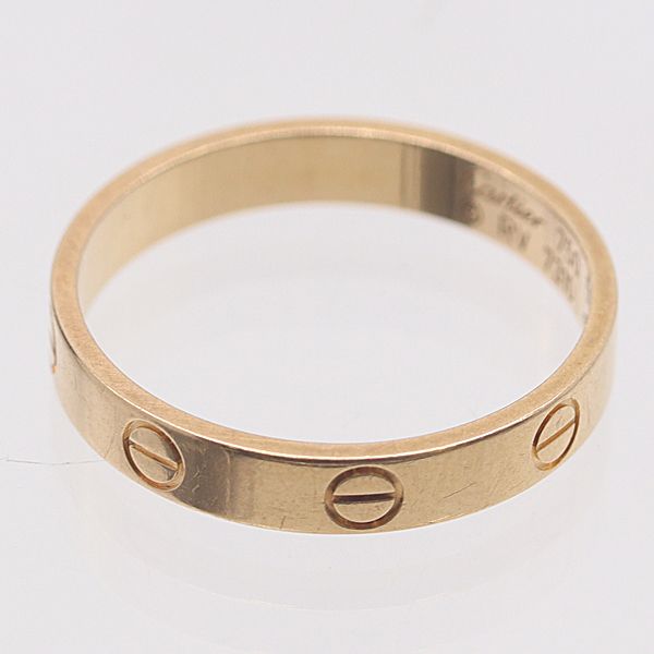 Cartier Mini Love Ring Gold 18k 59 Ako Mst Abc