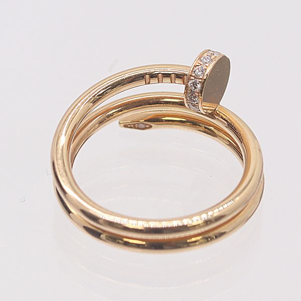 Cartier Juste Un Clou Diamond Ring Gold 18k 50 Ako Mst Abc — view 3