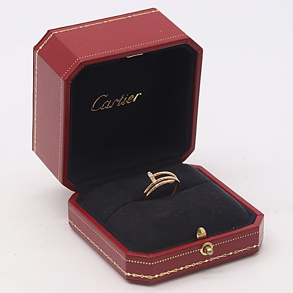 Cartier Juste Un Clou Diamond Ring Gold 18k 50 Ako Mst Abc