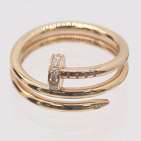 Cartier Juste Un Clou Diamond Ring Gold 18k 50 Ako Mst Abc — view 2
