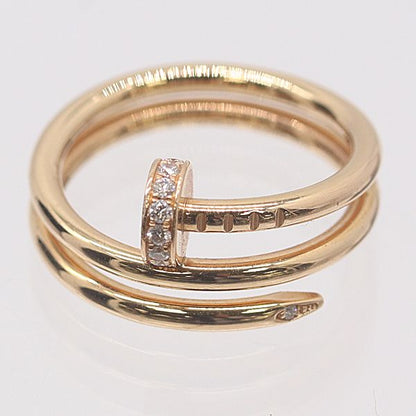 Cartier Juste Un Clou Diamond Ring Gold 18k 50 Ako Mst Abc — view 2