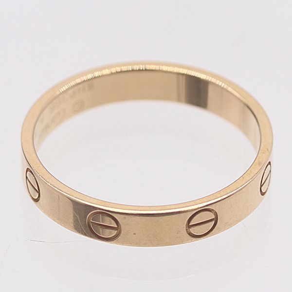 Cartier Mini Love Ring Gold 18k 58 Ako Mst Abc