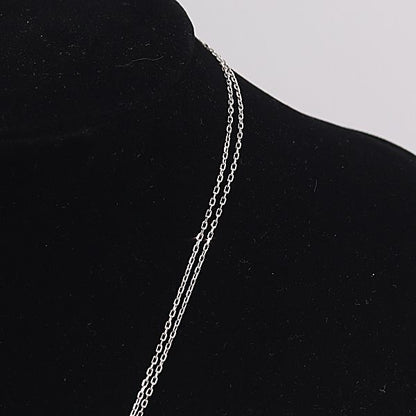 Cartier Love Three Hoop Diamond Necklace 18k White Gold Wg Ako Mst Abc — view 2