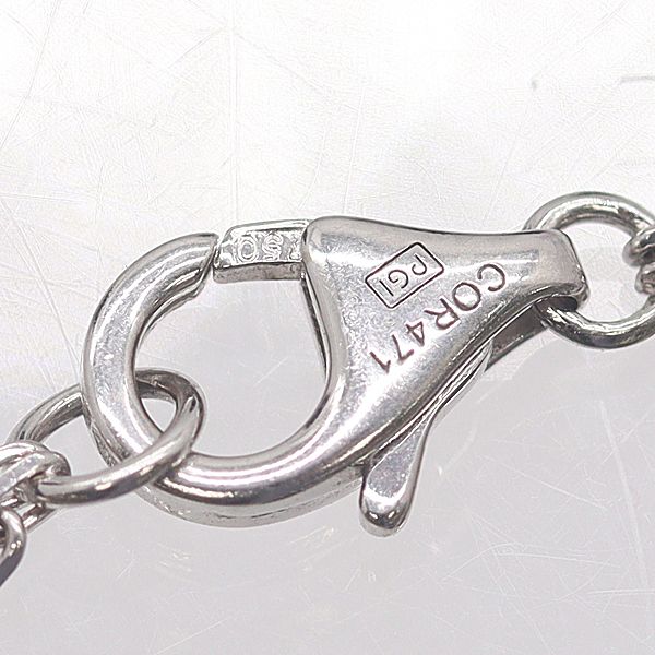 Cartier Love Three Hoop Diamond Necklace 18k White Gold Wg Ako Mst Abc — view 4