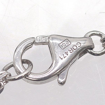 Cartier Love Three Hoop Diamond Necklace 18k White Gold Wg Ako Mst Abc — view 4