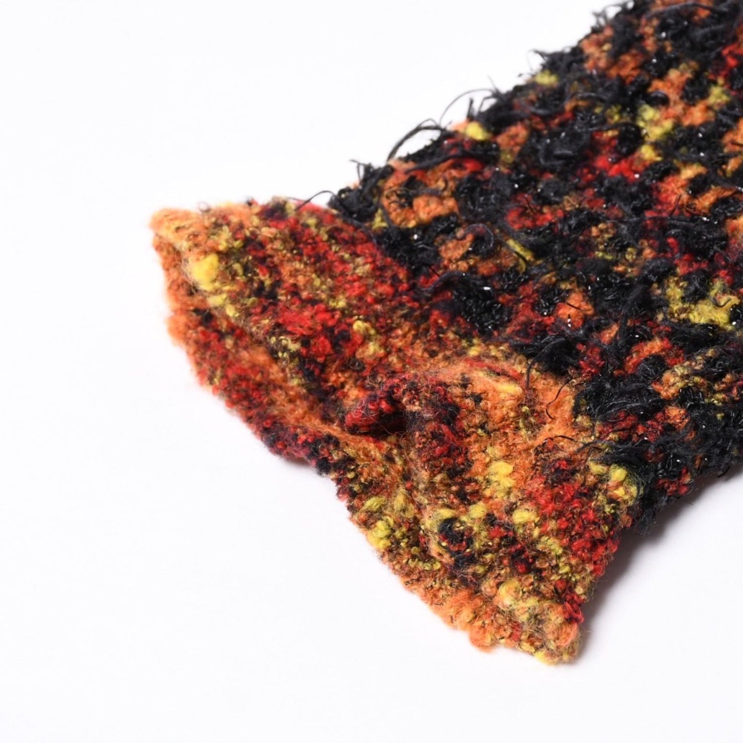 Chanel V-neck Knit Sweater CC Logo Multicolor Wool — view 5