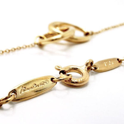 Tiffany & Co Double Necklace 18k 750 Yellow Gold Peretti Polished — view 6