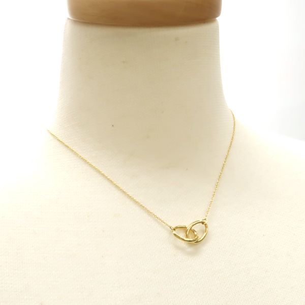 Tiffany & Co Double Necklace 18k 750 Yellow Gold Peretti Polished — view 9