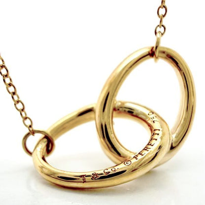 Tiffany & Co Double Necklace 18k 750 Yellow Gold Peretti Polished — view 8