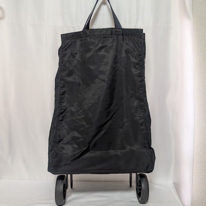 Prada Foldable Travel Bag Suitcase Nylon Tessuto Black 2 Wheels — view 2