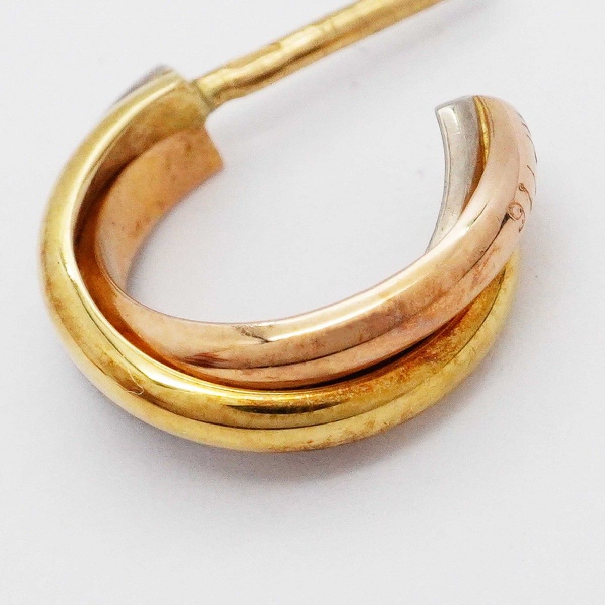 Cartier Earrings Trinity 18k Yellow Gold 18k White Pink — view 9
