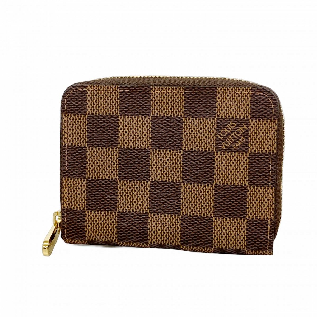 Louis Vuitton Coin Case Damier Zippy Purse Ebene