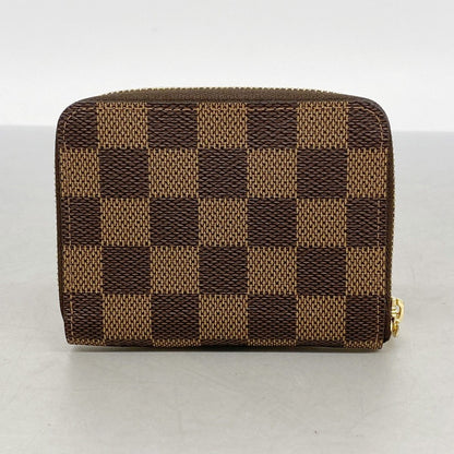 Louis Vuitton Coin Case Damier Zippy Purse Ebene — view 5